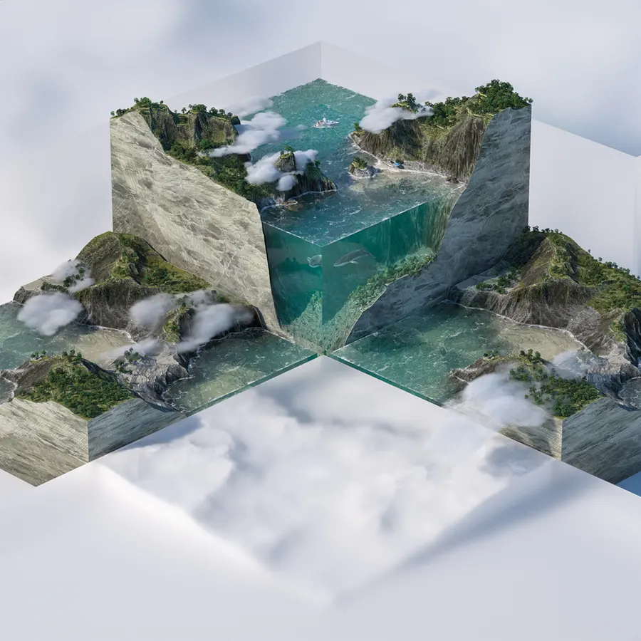Infographic Map Concept by Arnaud Peron