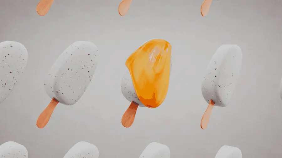 ice-cream-melting by Daniel Meszaros