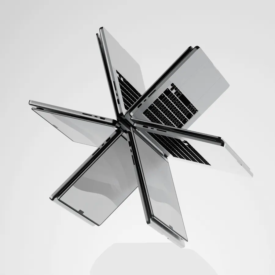 laptops by Daniel Meszaros