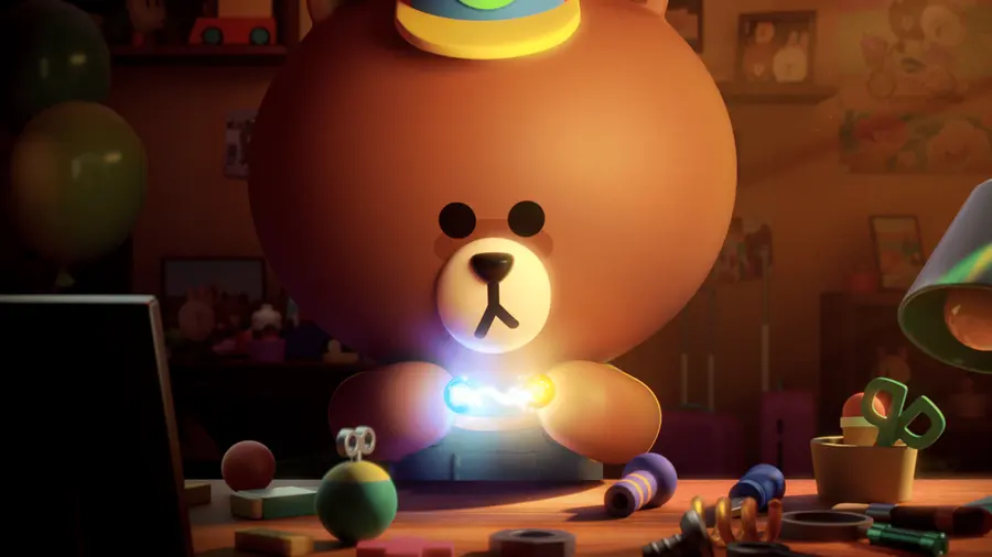 {LINE NEXT: BROWN TOYS} by Taehoon Park