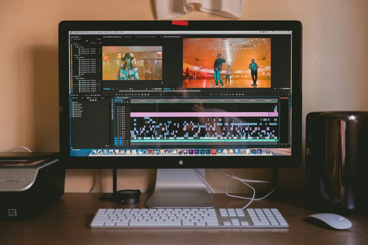 A colour-grading panel filling a desktop screen